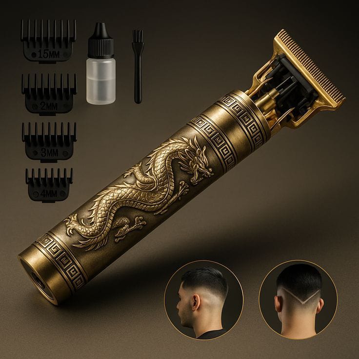 T9 Vintage Hair Trimmer – Professional Zero-Gap Cordless Clipper