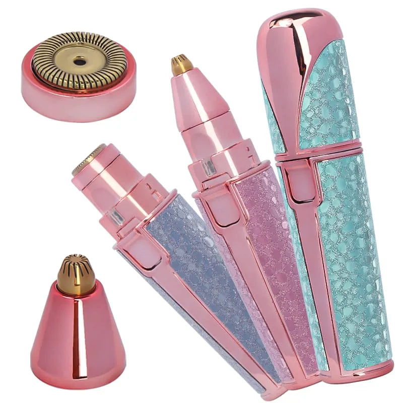 2 in 1 Electric Eyebrow Trimmer & Hair Remover for all parts use in pen Flawless