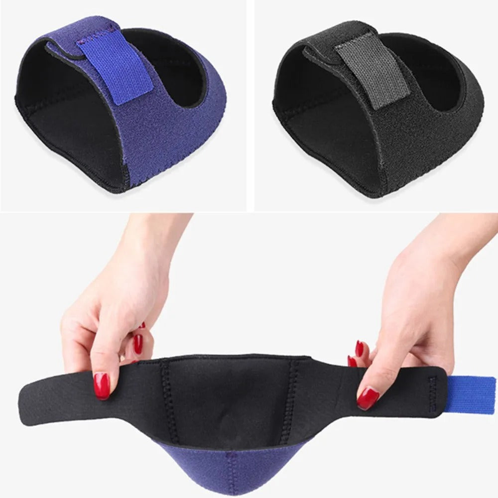 Gel Heel Protectors with Adjustable Strap – Cushioning Heel Pads for Foot Comfort